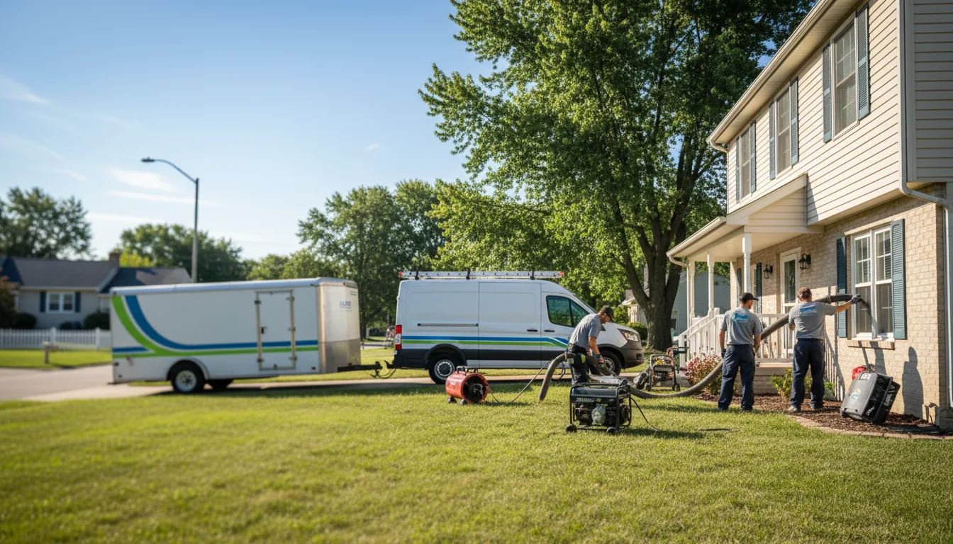 Flooded Basement Restoration And Cleanup With Repair in Keiser, AR near me